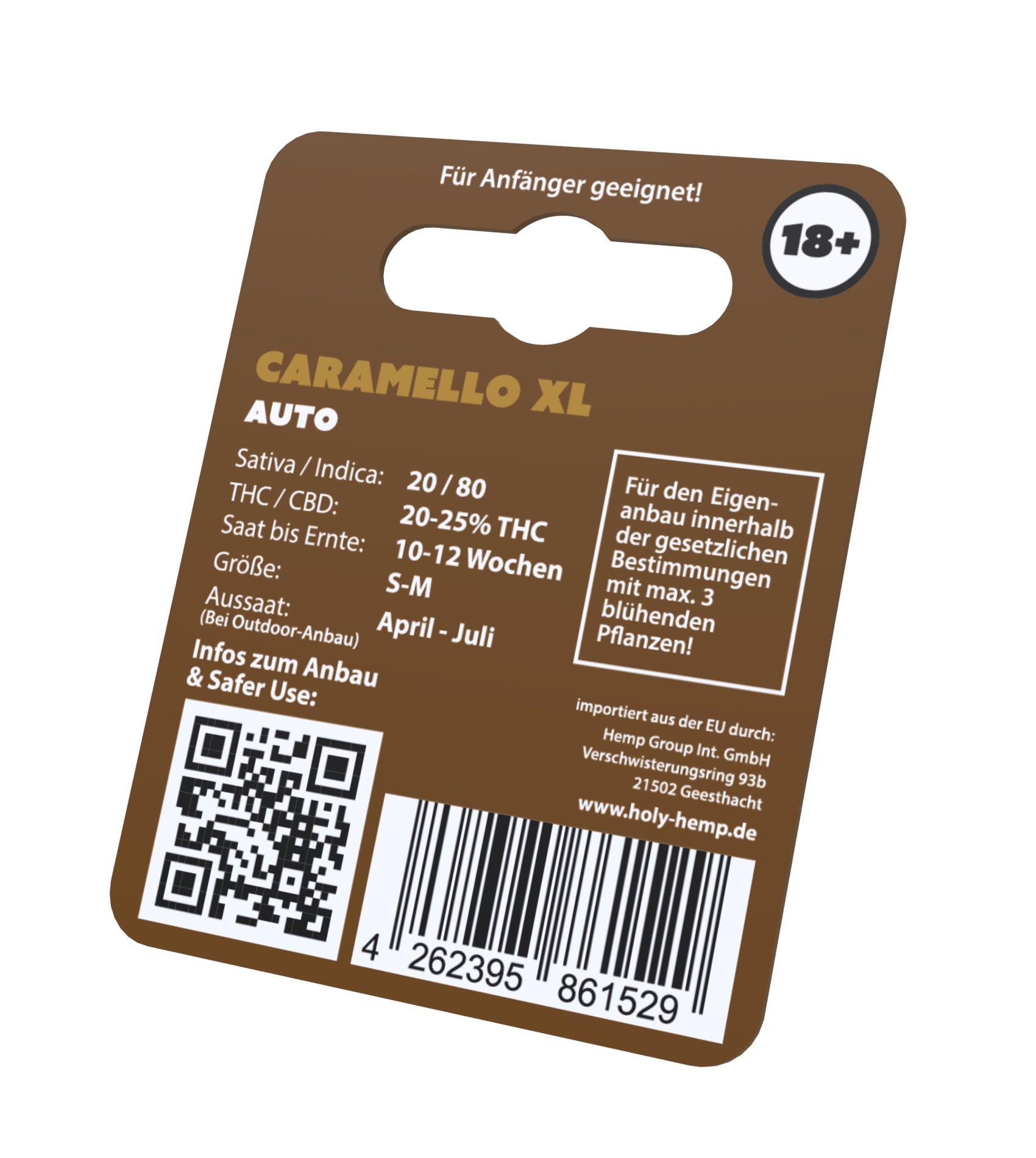 Holy Hemp Cannabis Samen Caramello XL Auto