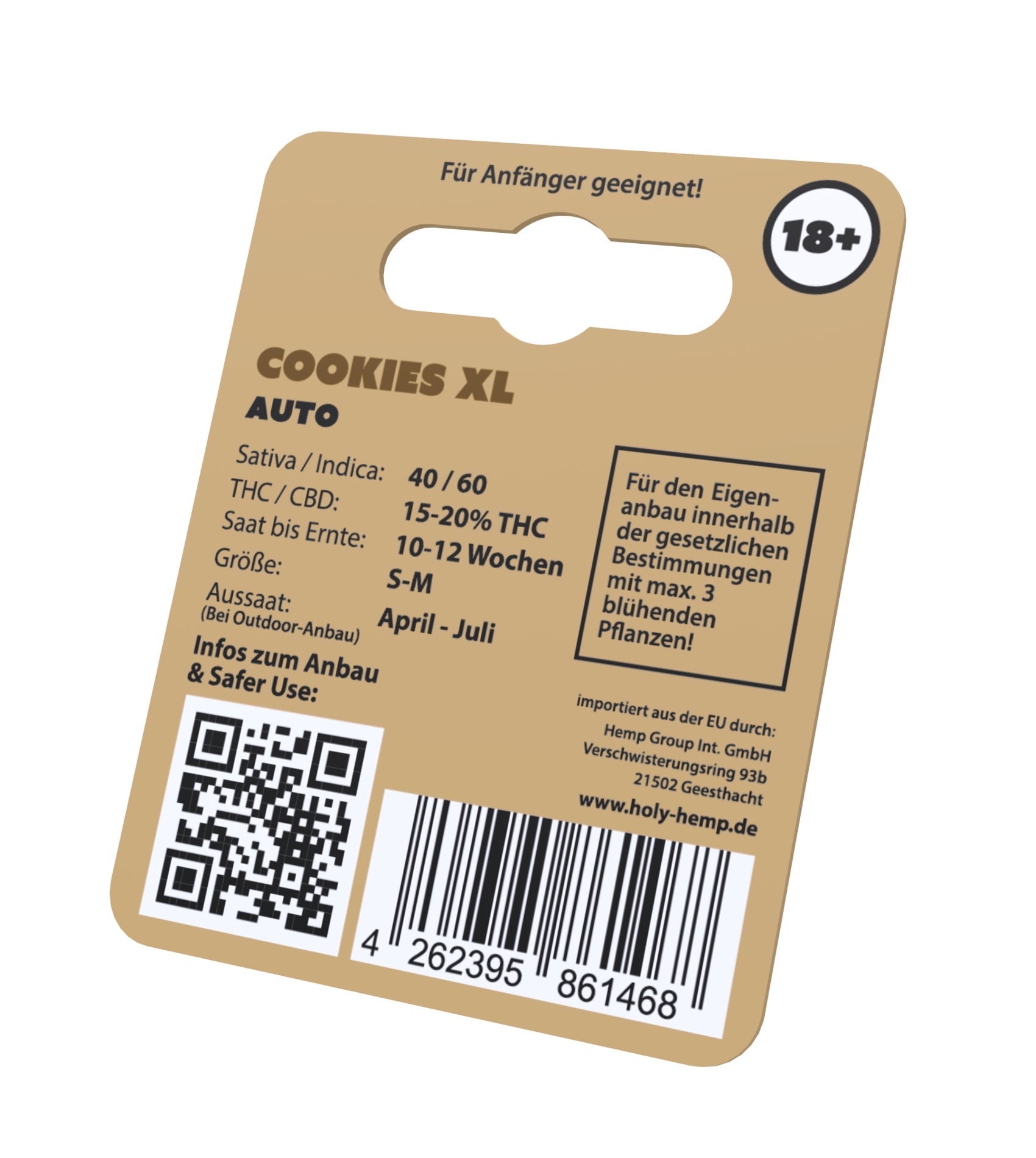 Holy Hemp Cannabis Samen Cookies XL Auto