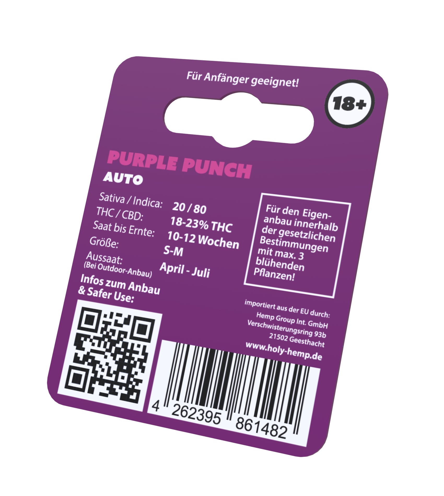 Holy Hemp Cannabis Samen Purple Punch Auto