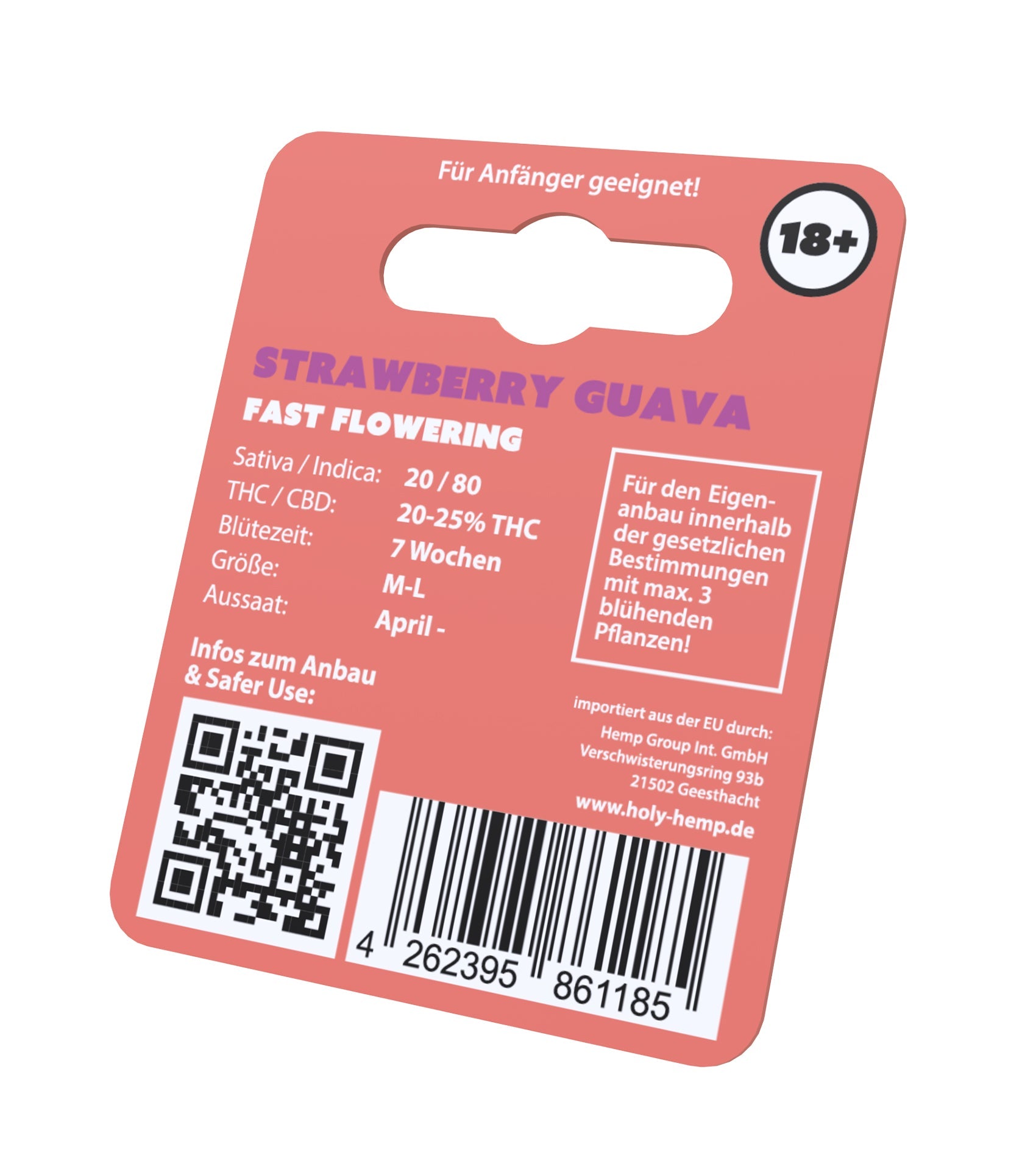 Holy Hemp Cannabissamen Strawberry Guava Fast Flowering