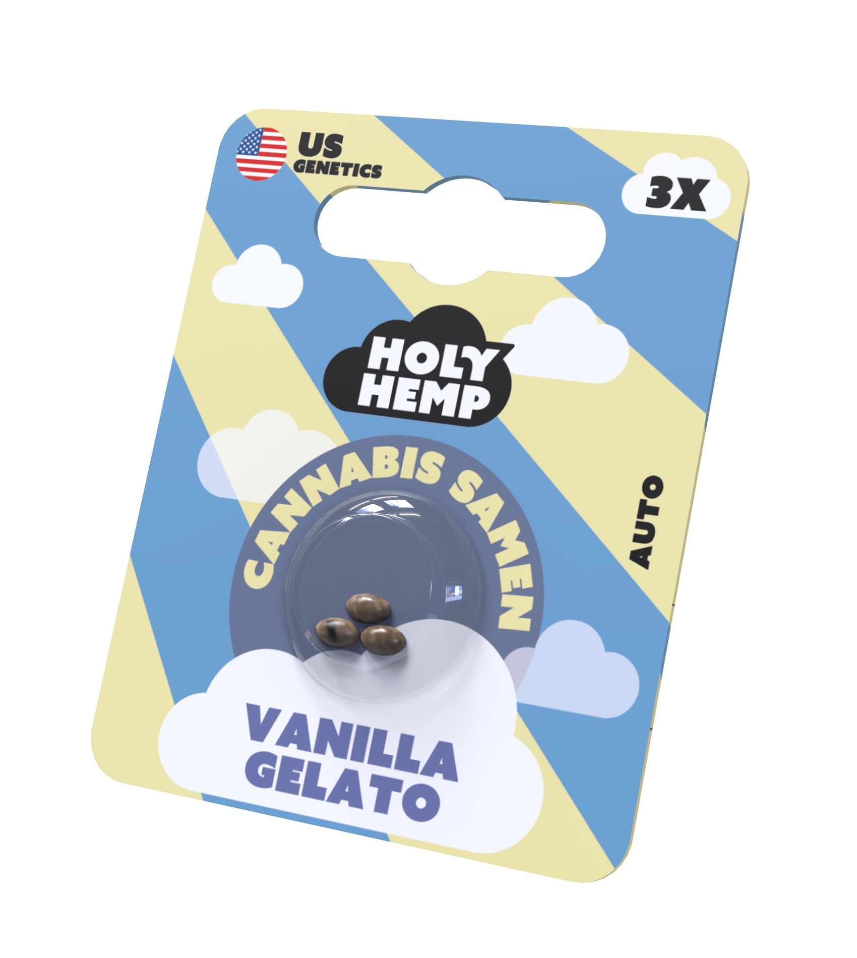 Holy Hemp Cannabissamen Vanilla Gelato US Cali Seeds