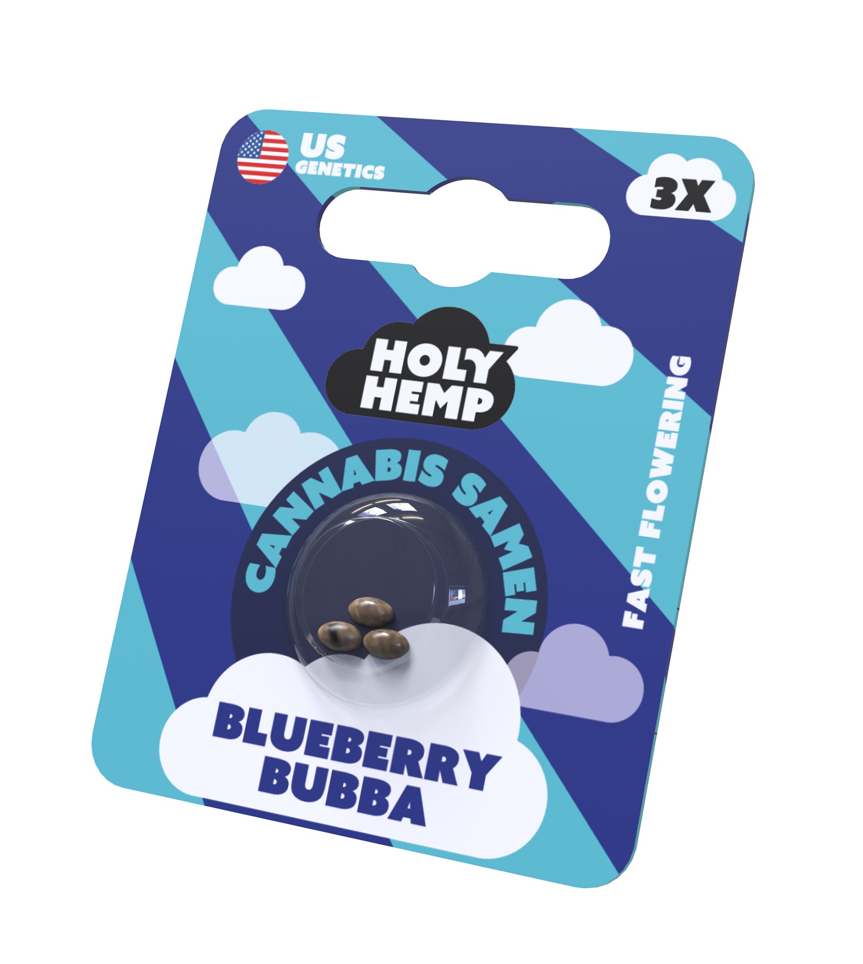 Cannabissamen Blueberry Bubba Fast Flowering Holy Hemp