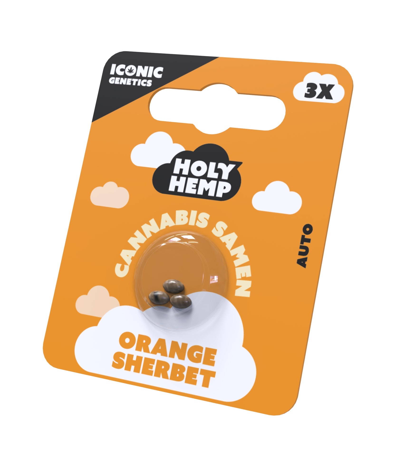 Orange Sherbet Cannabissamen - Iconic Seeds Holy Hemp
